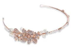 Ivory & Co Molly Crystal And Pearl Hairpiece