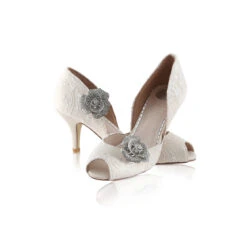 Perfect Bridal Peach Shoe Trim -Bridal Supply Store PBT012 2 2 1