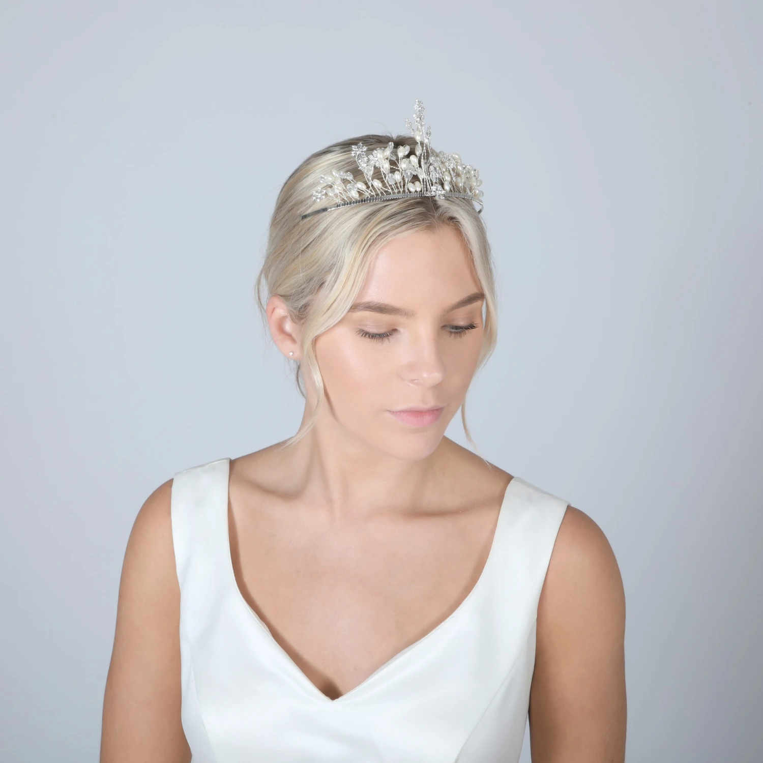 Perfect Bridal Tiara – PBT5006 4 Perfect Bridal Tiara – PBT5006 - Image 2