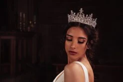 Perfect Bridal Crystal Filigree Tiara – PBT5015 7 Perfect Bridal Crystal Filigree Tiara – PBT5015 -Bridal Supply Store PBT5015 1F1A1677 scaled 1