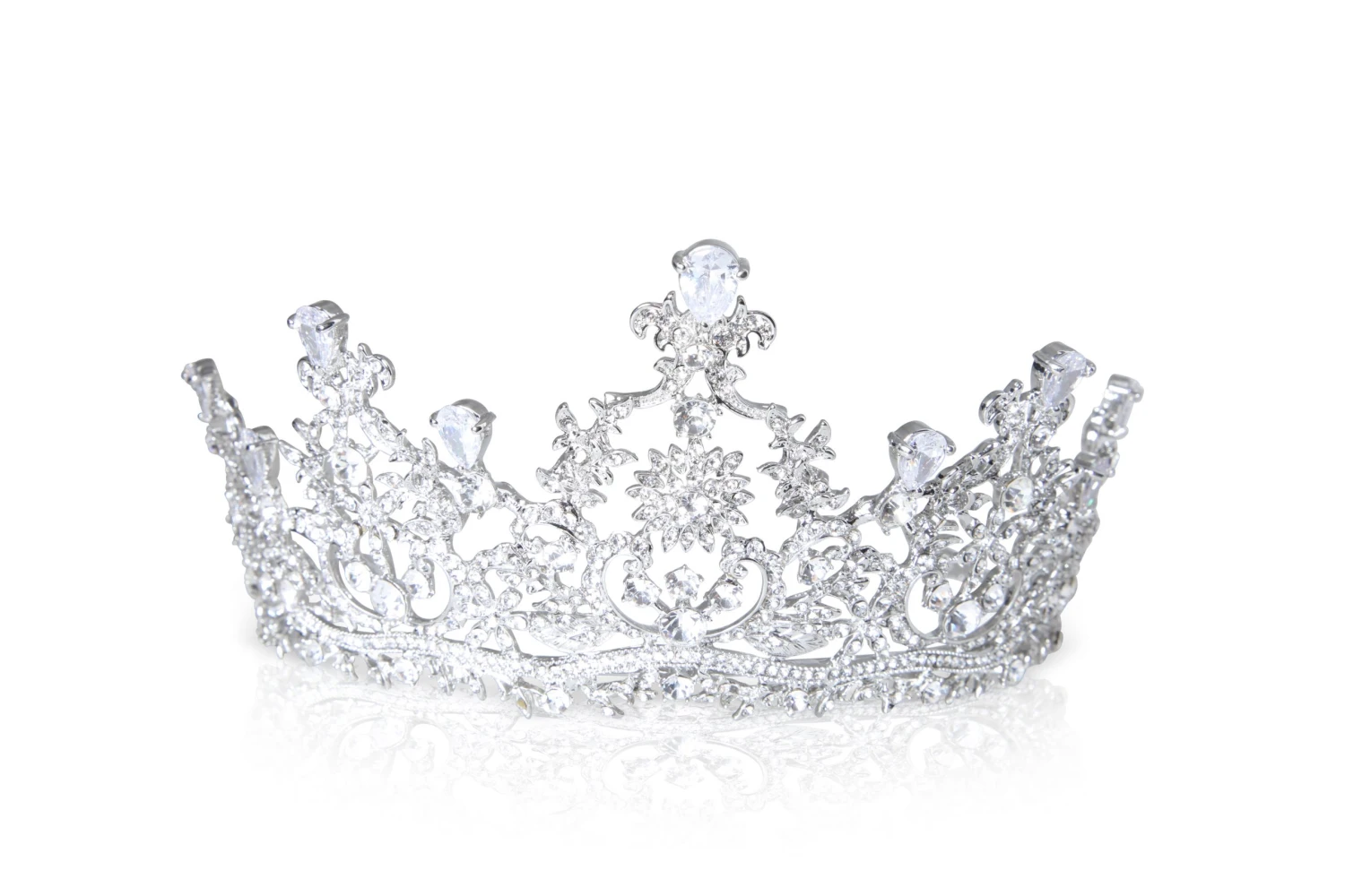 Perfect Bridal Crystal Filigree Tiara – PBT5015 3 Perfect Bridal Crystal Filigree Tiara – PBT5015