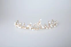 Perfect Bridal Low Crown – PBT5025 – Gold Tone 7 Perfect Bridal Low Crown – PBT5025 – Gold Tone -Bridal Supply Store PBT5025 Gold 292A1444 scaled 1