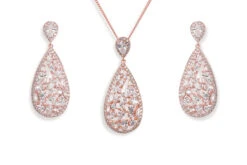 Ivory And Co Pasadena Rose Earrings -Bridal Supply Store Pasadena Rose P and E Main