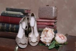 Perfect Bridal Perla Shoes – Gold Shimmer -Bridal Supply Store Perla Gold with Sammy IMG 4173 4 1 scaled 1