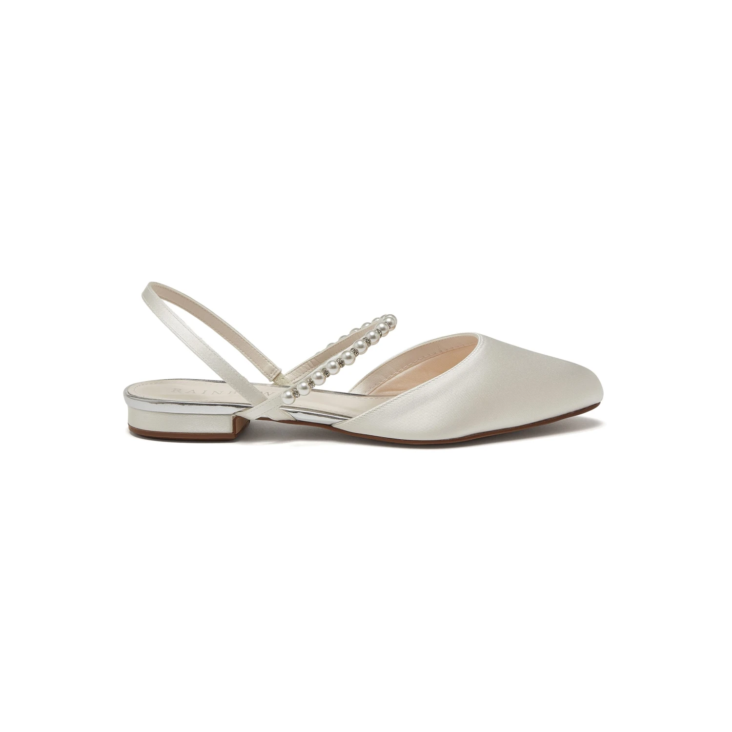 Rainbow Club Romi Shoes – Ivory Satin