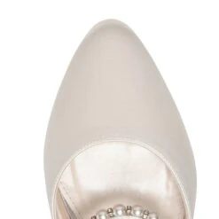 Rainbow Club Romi Shoes – Ivory Satin -Bridal Supply Store Romi 4 scaled 1