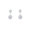 Ivory And Co Salisbury Earrings – Silver -Bridal Supply Store Salisbury Earring with Jacket