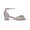 Perfect Bridal Sandra Shoes – Silver Shimmer -Bridal Supply Store Sandra Silver scaled 1