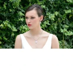 Ivory And Co Santa Monica Necklace -Bridal Supply Store Santa Monica Model 4 3 1