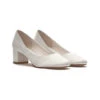 Rainbow Club Serenity Shoe – Ivory Satin -Bridal Supply Store Serenity Ivory Satin 1