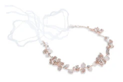 Ivory & Co Sienna Rose Gold Crystal Hairvine