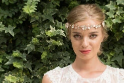 Ivory & Co Sienna Rose Gold Crystal Hairvine -Bridal Supply Store Sienna model 9