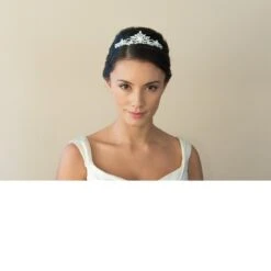 Ivory And Co Stephanie Tiara -Bridal Supply Store Stephanie model 1 6 1