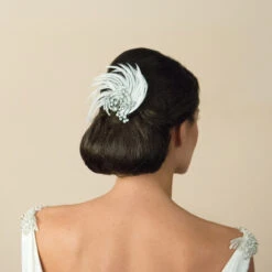 Ivory And Co Lana Bridal Clip -Bridal Supply Store Swarovski crystal lana bridal clip