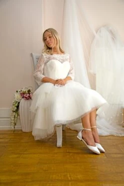 Perfect Bridal Tilly Shoes – Ivory Satin -Bridal Supply Store Tilly 1974 scaled 1