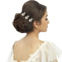 Trudy Luxe Hair Pin -Bridal Supply Store Trudy bridal hair pins model 4 1