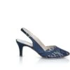 Perfect Bridal Vera Shoes – Navy Satin/Lace -Bridal Supply Store Vera Navy scaled 1