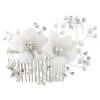 Vivian Fabric Wedding Comb -Bridal Supply Store Vivian fabric wedding comb