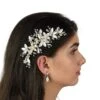 Windsor Yvonne Hair Clip Silver – WF533 -Bridal Supply Store WF533 Silver scaled 1