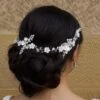 Windsor Camilla White/Silver Flower Hair Vine – WV211 2 Windsor Camilla White/Silver Flower Hair Vine – WV211 -Bridal Supply Store WV211 scaled 1