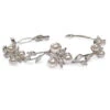 Ivory And Co Waterlily Cubic Zirconia And Pearl Bracelet -Bridal Supply Store WaterlilyPB