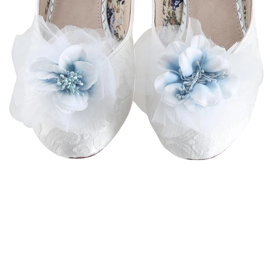 Perfect Bridal Apple Shoe Trim – Pale Blue 3 Perfect Bridal Apple Shoe Trim – Pale Blue