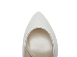 Rainbow Club Bambi – Ivory Satin & Shimmer Heel Court Shoe -Bridal Supply Store bambi 3 1