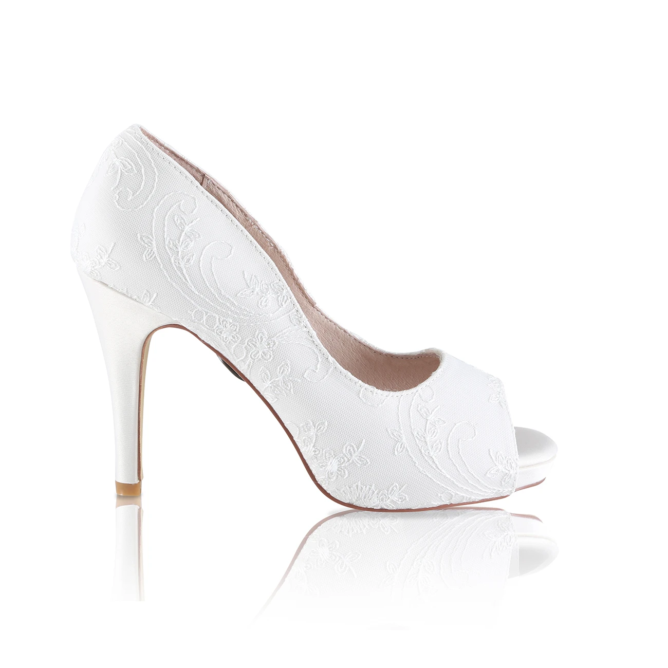 Perfect Bridal Celia Shoes – Oyster – Size 5 (38) 4 Perfect Bridal Celia Shoes – Oyster – Size 5 (38) - Image 2