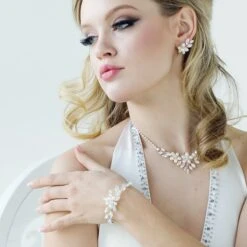 Eternally Freshwater Pearl Bracelet -Bridal Supply Store eternally pearl bridal bracelet2