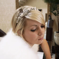 Ivory And Co Estelle Hair Vine -Bridal Supply Store ivory and co estelle pearl and crystal wedding hair vine2