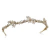 Ivory And Co Lynette Gold Headband -Bridal Supply Store ivory and co lynette gold pearl and crystal bridal hairvine 1