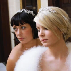 Ivory And Co Sonata Tiara -Bridal Supply Store ivory and co sonata pearl and crystal wedding tiara2