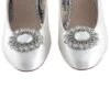 Perfect Bridal Pear Shoe Trim – Silver -Bridal Supply Store pear silver web 1