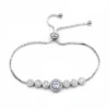 Athena Collection – Glitzy Glam Bracelet – Silver – Adjustable * -Bridal Supply Store rsz 075e876b32da45cfa40f407bdf04e16b