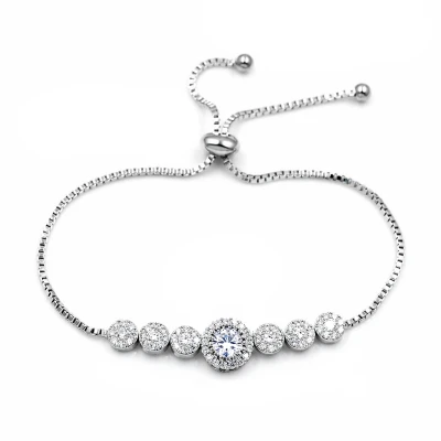 Athena Collection – Glitzy Glam Bracelet – Silver – Adjustable * 3 Athena Collection – Glitzy Glam Bracelet – Silver – Adjustable *