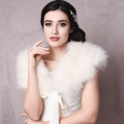 Athena Collection – Vintage Style Feather Ribbon Stole – Ivory -Bridal Supply Store rsz 07df92f1d26a42c48c3ba667f01d4ee1