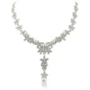 CZ Collection Crystal Pearls Bridal Necklace – Clear 1 CZ Collection Crystal Pearls Bridal Necklace – Clear -Bridal Supply Store rsz 0 400 2341