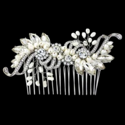 Athena Vintage Inspired Pearl Hair Comb 10 Athena Vintage Inspired Pearl Hair Comb -Bridal Supply Store rsz 0 400 3023 3 1