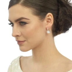 CZ Collection Timeless Beauty Earrings – Silver -Bridal Supply Store rsz 0 400 3500 1
