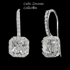 CZ Collection Timeless Beauty Earrings – Silver -Bridal Supply Store rsz 0 400 3500 3