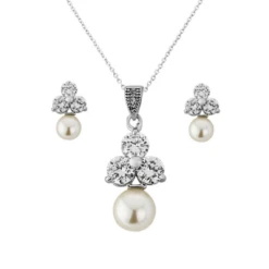 CZ Collection Chic Starlet Necklace Set