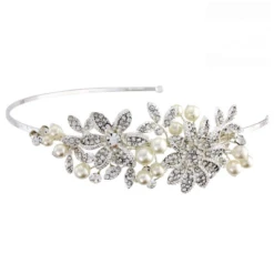Sass B Scarlett Headband – Silver