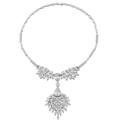Athena CZ Collection Statement Necklace 3 Athena CZ Collection Statement Necklace