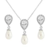 CZ Collection Elegance Pearl Necklace Set – A -Bridal Supply Store rsz 0 400 4018