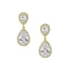 CZ Collection Chic Crystal Earrings – Gold -Bridal Supply Store rsz 0 400 4113