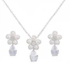 CZ Collection Glitzy Freshwater Pearl Necklace Set 2 CZ Collection Glitzy Freshwater Pearl Necklace Set -Bridal Supply Store rsz 0 400 4136