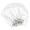 Sass B Couture Birdcage Veil – Silver / Ivory -Bridal Supply Store rsz 0 800 3451