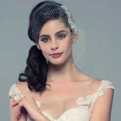 Sass B Couture Birdcage Veil – Gold -Bridal Supply Store rsz 1198d85db8c64b2480b39bb439cdbd72