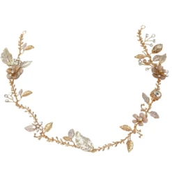 Athena Collection – Glitzy Pink Blush Hairvine – Gold -Bridal Supply Store rsz 125fcb0339ac4591b709f12a7d814231