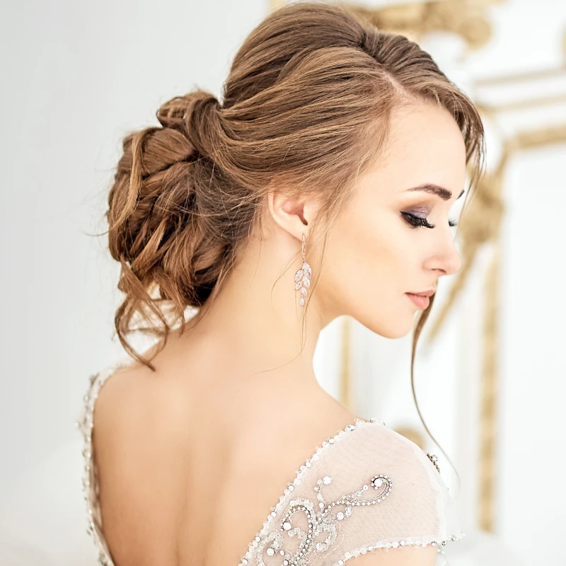 Athena CZ Collection Bella Dainty Drop Earrings – Rose Gold 4 Athena CZ Collection Bella Dainty Drop Earrings – Rose Gold - Image 2